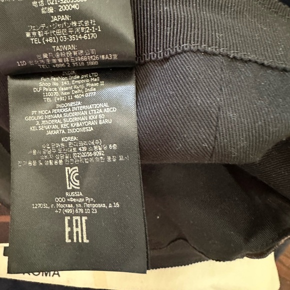 -SOLD-Authentic -FENDI- ZUCCA FF Logo Baseball Cap - Picture 5 of 11